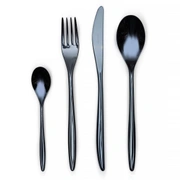 Столовые приборы VINCI BLUE 65 , сталь 18/10, синий, 24 шт.