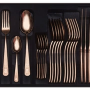 Столовые приборы GUEL COPPER 11, сталь 18/10, цвет медь, 24 шт.