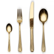 Столовые приборы DUO gold 94-95, сталь 18/10, цвет золото PVD, 24 шт.