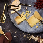 Набор ножей Herdmar MUH GOLD для сыра , золотой, сталь 18/10, 5 шт