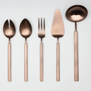 Набор сервировочный 5 предметов VINTAGE SERVING SET, цвет шоколадный матовый