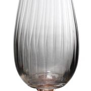 Ваза Cre Art Optical-02, серый с коралловым, H.35, стекло