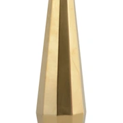 CAIROВаза с крышкой, высокая, золотой, D11x45h, керамика