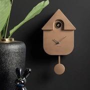 Часы настенные с кукушкой CUCKOO, розовое золото, 21,5х8,5 см, батарейки 3x AA (не входит)