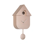 Часы настенные с кукушкой CUCKOO, розовое золото, 21,5х8,5 см, батарейки 3x AA (не входит)