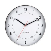 Часы настенные Karlsson FRESCO , 31,5х4,5 см бесшумный механизм, батарейка 1x AA (не входит)