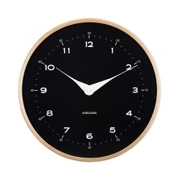 Часы настенные OSADO DOME , фанера 30х4,3 см бесшумный механизм, батарейка 1x AA (не входит)