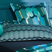 Постельное бельё MOSAIC COBALT пододеяльник 200х220 простынь 280х320 наволочка 50х75*2шт