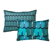 Постельное бельё MOSAIC COBALT пододеяльник 200х220 простынь 280х320 наволочка 50х75*2шт