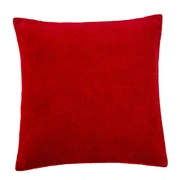 Подушка декоративная PACHA CERISE 45х45, бархат 100% хлопок, начинка полиэстер