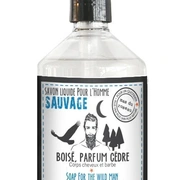 Жидкое мыло для мужчин HOMME SAUVAGE, для тела, волос и бороды, 500 мл, кедр