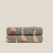 Плед детский LITTLE GREY DUCK 75х100, серый, шерсть 80% полиэстер 20%, 450гр