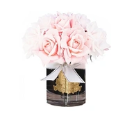 Букет роз GRAND BOUQUET mixed pink, 2 спрея по 10 мл, черная ваза, розов