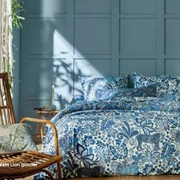 Постельное бельё JUNGLE INDIGO пододеяльник 200х220 простынь 280х320 наволочка 50х75*2шт