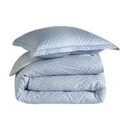 Постельное бельё GRAVITY BLEU CELESTE пододеяльник 200х220 простынь 280х320 наволочка 50х75*2шт