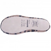 IS 97055 Тап.ж. Балеринки Стриженный иск.мех на коже Леопард / LEOPARD