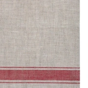 Кухонное  полотенце "KITCHEN TOWEL", натуральный/красная полоса