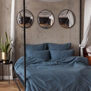 Пододеяльник "SOFT SATEEN", софт сатин, индиго