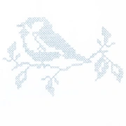 Детское постельное белье "СИНИЧКИ", р-р: 100x140+40х60+130х75х25см, цвет: белый/голубой