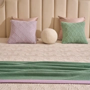 Плед с кантом  "TULIP", р-р: 150 х 200см, ТМ "Luxberry" цвет:базилик/фиалка