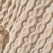 Плед  c 3D эффектом "BUBBLES", р-р: 120 х 170см, ТМ "Luxberry", цвет: молочный