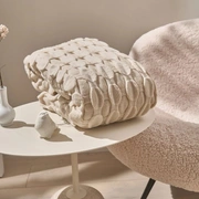 Плед  c 3D эффектом "BUBBLES", р-р: 120 х 170см, ТМ "Luxberry", цвет: молочный