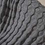 Плед c 3D эффектом "BUBBLES", р-р: 120 х 170см, ТМ "Luxberry", цвет: графитовый