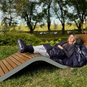 Сапожки-носочки пуховые синий, GERMAN GRASS (40-45 р)