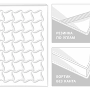 Наматрасник-топпер хлопковый КОТТОНИ, GERMAN GRASS (90x200)