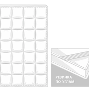 Перина полупуховая ДОУКОМФОРТ 160x200 с бортиком 10 см, GERMAN GRASS