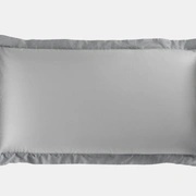 Наволочки хлопок АЛЛЮР пепельный серый 50x90 (2шт), GERMAN GRASS