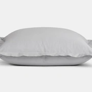 Постельное белье хлопок АЛЛЮР пепельный серый Евро простыня на резинке, GERMAN GRASS
