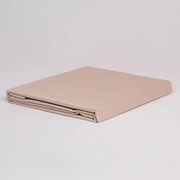 Простыня на резинке НОБИЛИС бежевый 90x200x40, GERMAN GRASS