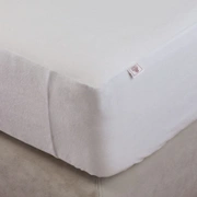 Наматрасник простыня непромокаемая АСТОП с юбкой 200x200x40, GERMAN GRASS