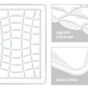 Одеяло детское ОРГАНИ легкое 100x150, GERMAN GRASS