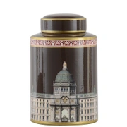 BERLIN PALACEВаза с крышкой, коричневый, D18x30h, керамика