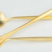 SPIRIT MATT GOLD 19-22столовые приборы, сталь 18/10, 24 шт. (6 ложек + 6 вилок + 6 ножей + 6 чайн