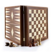 Chess/BackgammonШахматы и нарды 41х41 см орех