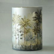 PALMTREESВаза для свечи, золотой, стекло D18x24h