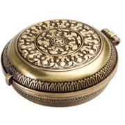 Солнечные часы с компасом Hemisferium Urania Propitia диам 8,4 Н 2,8 см, бронза