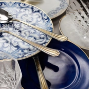 DUO gold on design 47-48столовые приборы, сталь 18/10, золото, 24 шт. (6 ложек + 6 вилок + 6 ножей