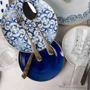 DUO gold on design 47-48столовые приборы, сталь 18/10, золото, 24 шт. (6 ложек + 6 вилок + 6 ножей