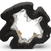 Светильник декоративный BLACK RING, 50х50х15 см, дерево, стекло, золото, ручная работа