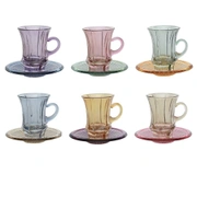 ADA TEA PAIRНабор чайных пар 6шт, хрусталь, H 10