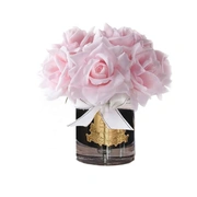 GRAND BOUQUET black glass french pinkБольшой букет роз, 2 спрея по 10 мл, черная ваза, розо