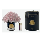 GRAND BOUQUET black glass french pinkБольшой букет роз, 2 спрея по 10 мл, черная ваза, розо