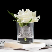 Роза-диффузор FRENCH ROSE ivory, слоновая кость, прозрачная ваза, 1 спрей 10мл