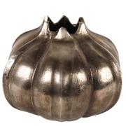 POMEGRANATE VASE .Ваза в форме граната, металл, цвет бронза, H: 18 cm | W: 26 cm | D: 26 cm