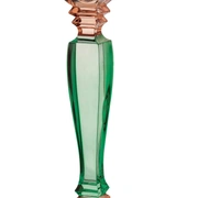 Подсвечник Cre Art Candel-04, зеленый с розовым, h 25,5cm стекло