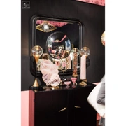 Ball lampЛампа настольная, диам 20 Н75 см, Е27, металл, стекло